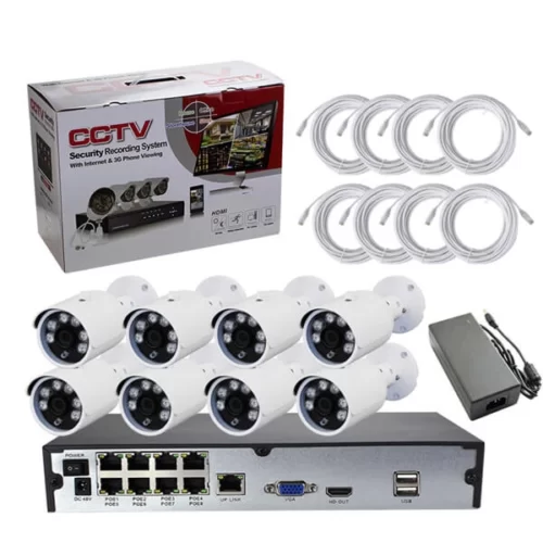 CCTV Security POE Kit 8 Cameras
