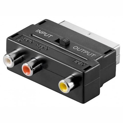 Adapter 3-RCA to Scart