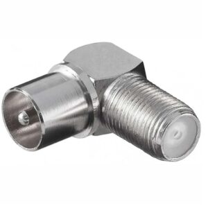 Angle adapter coaxial male