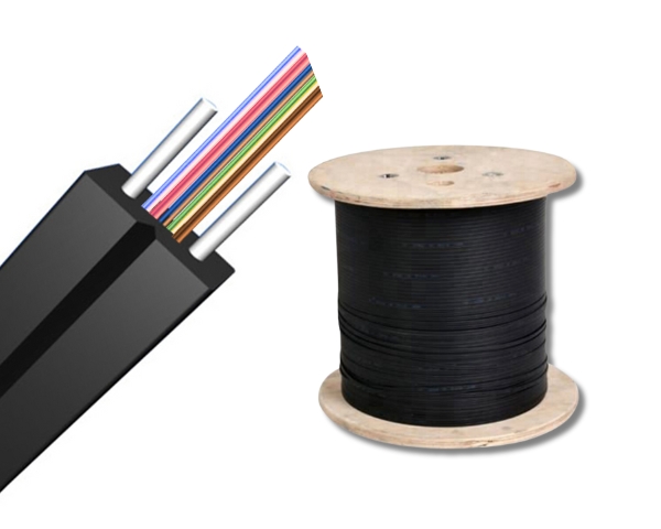 FTTH 8 core Drop Cable GJXH G657A