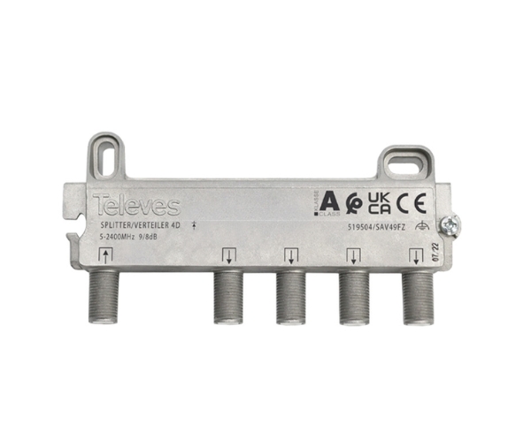 Televes 519504 4way splitter