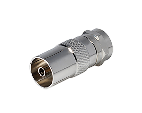 Adapter F-plug to QUICK-TV FEMALE