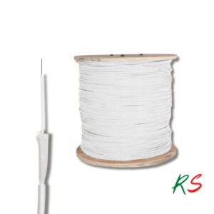RS461101 FTTH 1 core SM Fiber Optic Drop Cable 1km