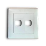 2 MODULE PLATE WALL SOCKET