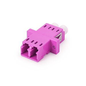 LC Duplex MM Fiber Optic Adapter