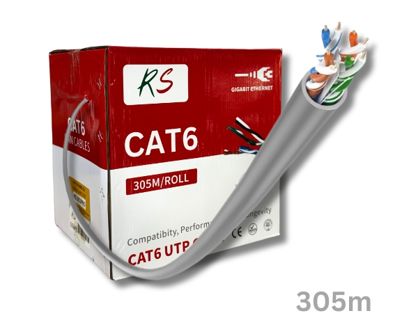 CAT6 UTP Pure Copper LAN Cable 305m with REEL