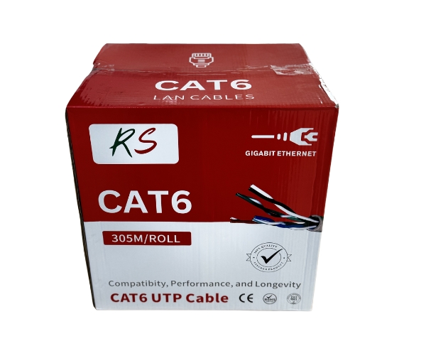 CAT6 UTP Pure Copper LAN Cable 305m with REEL