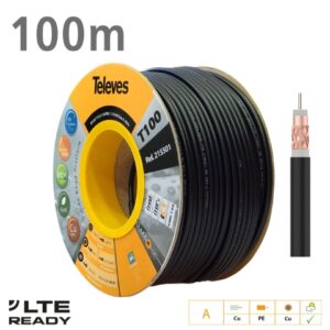 Televes 215501 Outdoor Cu COAX Cable 100m