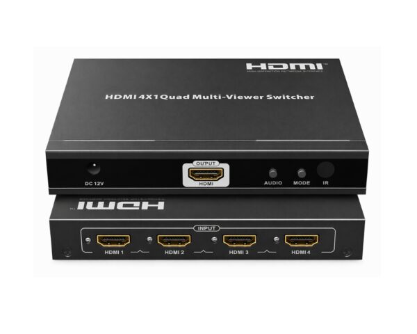 HDMI 4x1 Quad Multiviewer Switcher