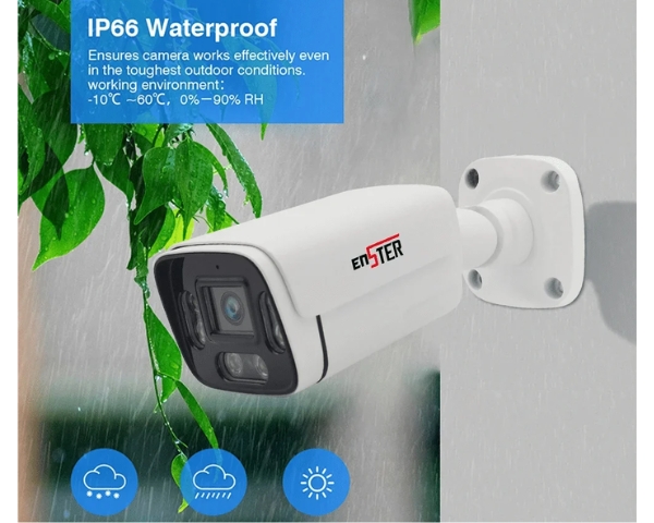 8MP IP Camera POE Full-Color