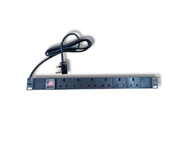 PDU POWER STRIP 6WAY UK