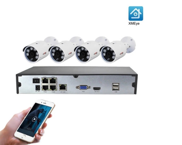 CCTV Security Kit 4 Cameras