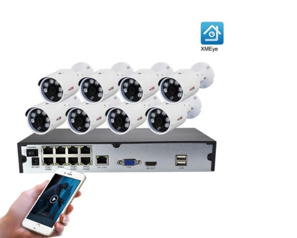 CCTV Security POE Kit 8 Cameras