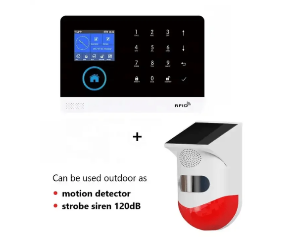 Wireless Solar Siren PIR