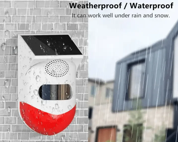 Wireless Solar Siren PIR