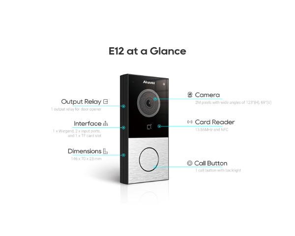 Akuvox E12S Video Door Phone