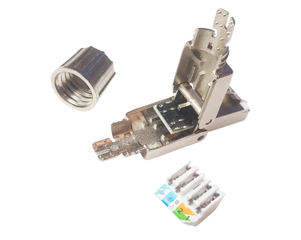CAT7 SFTP RJ45 Tool Less