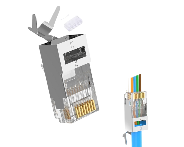 CAT7 RJ45 Pass Through EZ