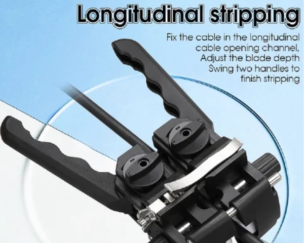 Fiber optic stripper 8-30mm