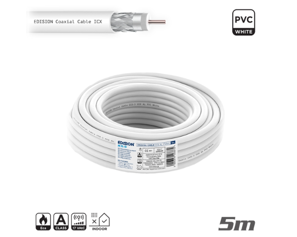 edision coaxial cable 5m