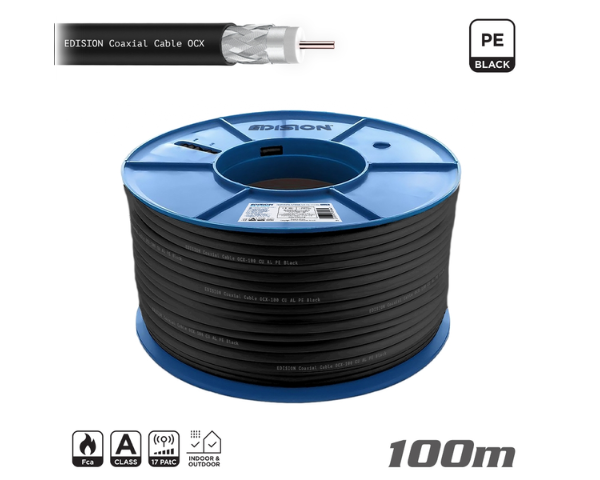 EDISION Outdoor coaxial cable 100m