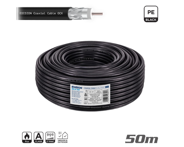EDISION Outdoor coaxial cable 50m