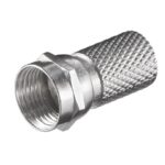 Twist-On F plug 7.0mm, zinc-nickel 51854