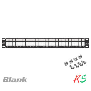 1U Patch Panel UTP 24 port