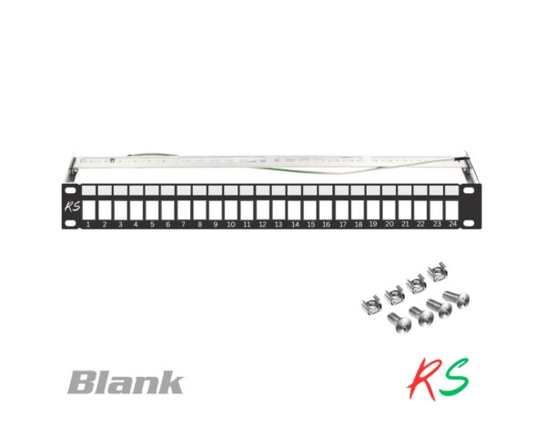 1U Patch Panel FTP 24 Port Empty