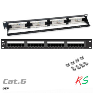 1U Patch Panel UTP 24 Port