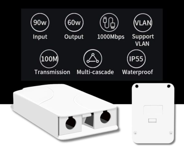 5 Port POE Extender Waterproof