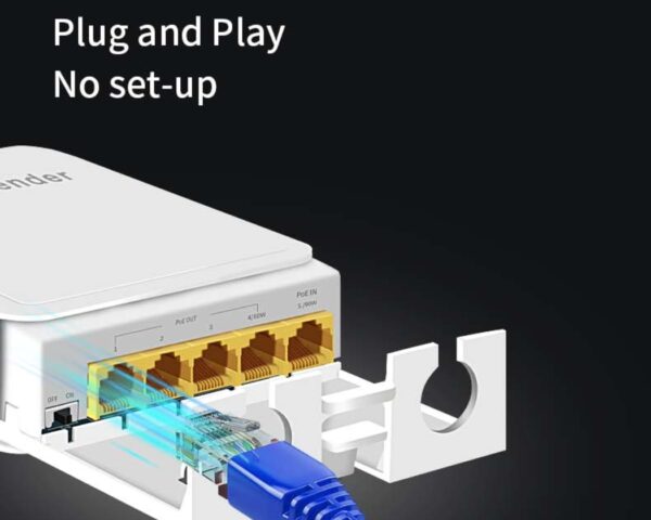 5 Port POE Extender Waterproof