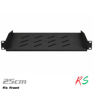 Cantilever Fixed Shelf 25cm 1U 10kg