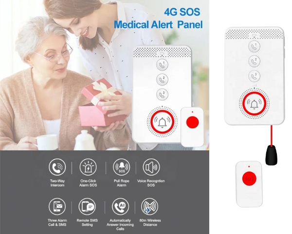 SOS 4G Emergency Call Alarm Tuya