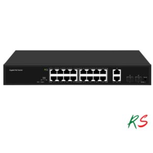 16+2 Port +2 SFP Gigabit PoE+ Switch