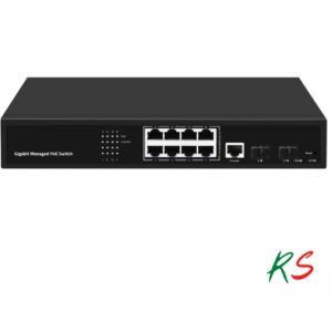 Managed 8 port POE Switch WITH 2 SFP LAYER 2
