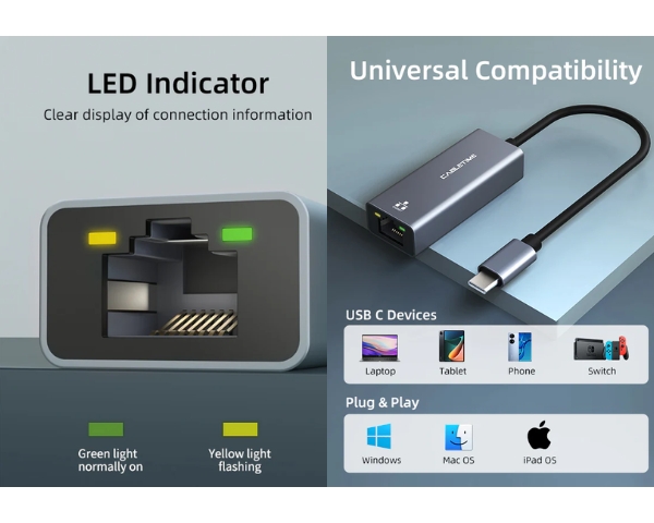 USB C to Rj45