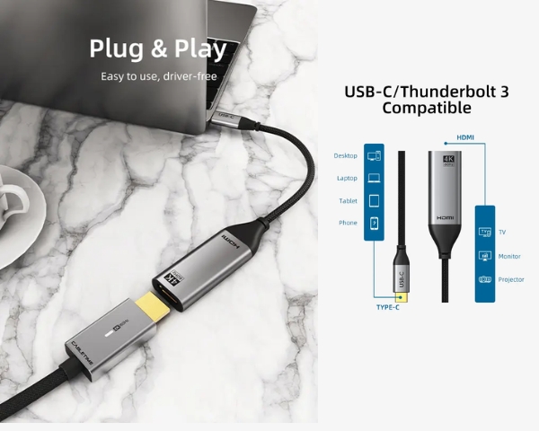 USB C To HDMI Adapter