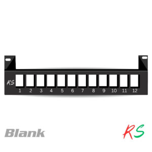 12-Port Wall-Mount Patch Panel with base