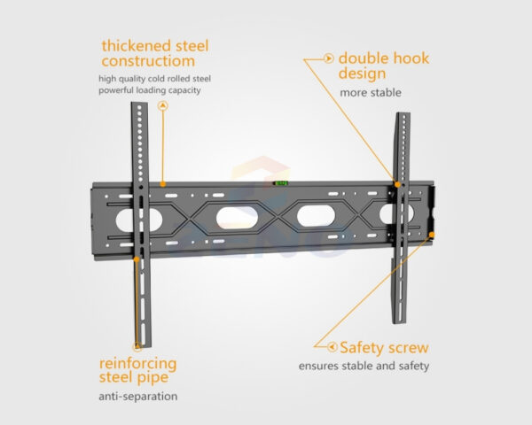 fixed TV wall mount 120 inch