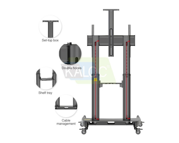 Mobile TV Stand with Wheels