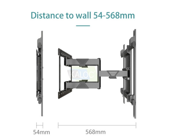 Full motion TV mount 120 inch