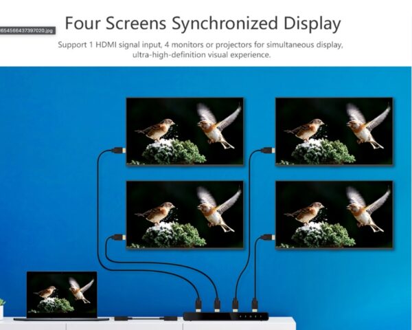 1x4 HDMI splitter