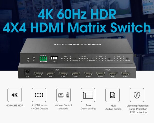 4×4 HDMI Matrix