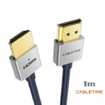 CABLETIME 4K Slim HDMI Cable 1m