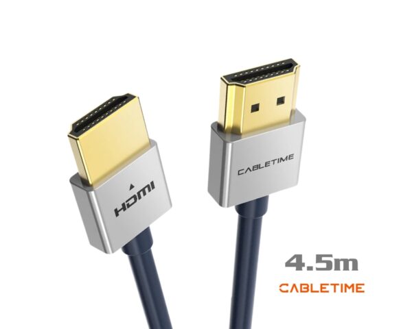 CABLETIME 4K Slim HDMI Cable 4.5m
