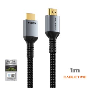 CABLETIME 8K HDMI Cable 1m V2.1