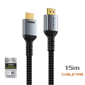 CABLETIME 8K HDMI Cable 15m V2.1