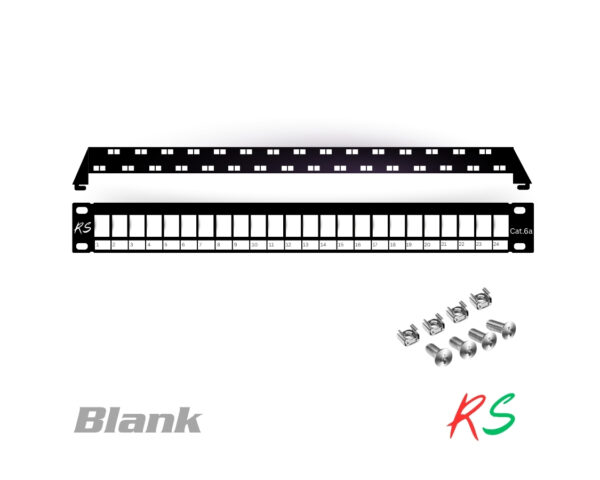 1U Patch Panel UTP 24 Port Empty