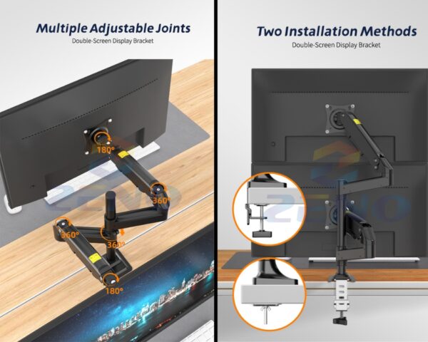 Double Monitor Stand for Desk